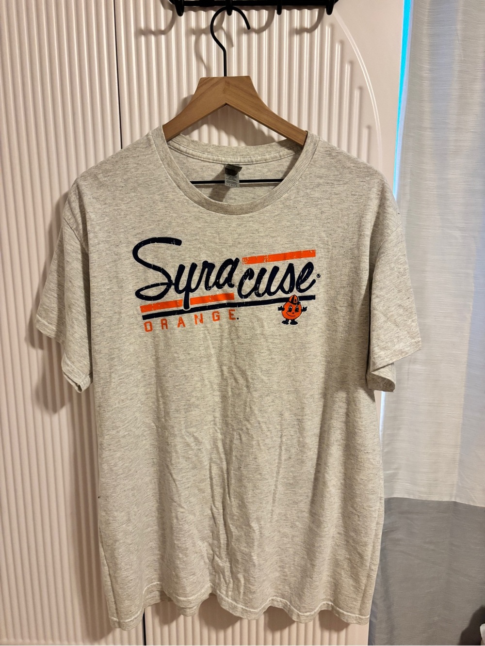 Syracuse Orange Heather Gray Graphic T-Shirt